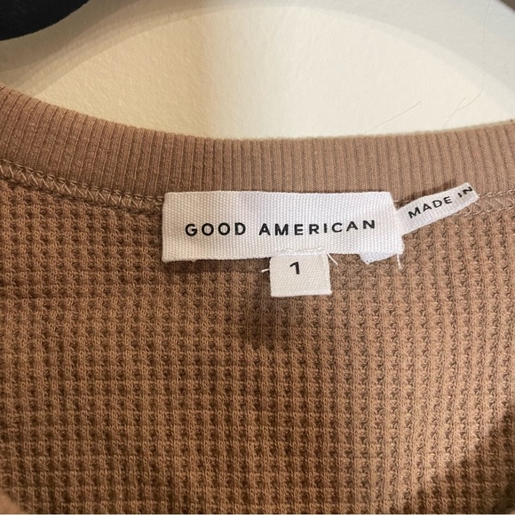 Good American NWT Essentials Thermal Cut 90s Tank in Putty001 - Picture 7 of 10